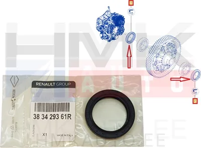 Veovõlli tihend OEM Renault DW5 automaatkäigukast - REN 383429361R - OE - 100% Genuine Part