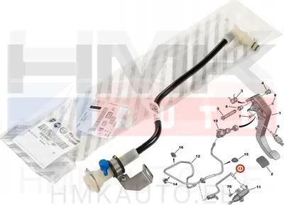 Sidurisilindri toru OEM Jumper/Boxer/Ducato 06- - PSA  1613998880 - OE - 100% Genuine Part