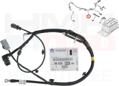 Aku juhtmestik " + " OEM Citroen Jumpy, C4 Picasso/Peugeot Expert, 308, 3008, 5008 - PSA  9803560580 - OE - 100% Genuine Part