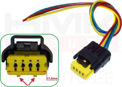 Fuel Level Sensor Connector with Wires Renault 4-pin - PI04-002