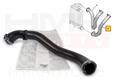 Turbo õhuvoolik OEM Citroen/Peugeot 1,2 EB2 / 1,5 DV5 / 1,6 DV6 - PSA  9820100680 - OE - 100% Genuine Part