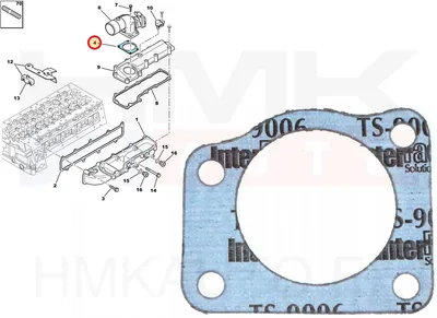 Drosselklapi tihend OEM Jumper/Boxer/Ducato 3,0HDi - PSA 1626264280 - OE - 100% Genuine Part