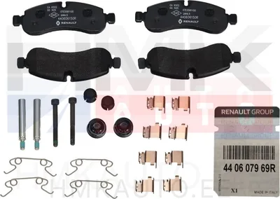 Piduriklotside komplekt tagumine OEM Renault Master IV 2024- >>440609953R - REN 440607969R - OE - 100% Genuine Part