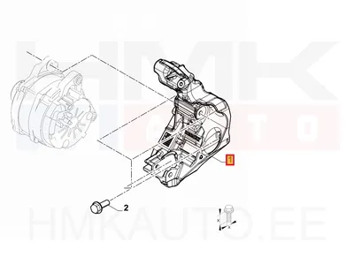 Mootori lisaseadmete kronstein OEM Renault Trafic III 2,0DCI 2019- - REN 117102877R - OE - 100% Genuine Part