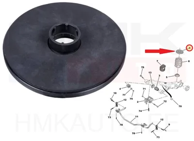 Keerdvedru padi, tagumine ülemine OEM Jumpy/Expert/Talento/Proace 2016- - PSA 9814179580 - OE - 100% Genuine Part