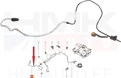 AdBlue pihusti toru OEM Renault Trafic 2,0dCi 2018- - REN  204201484R - OE - 100% Genuine Part