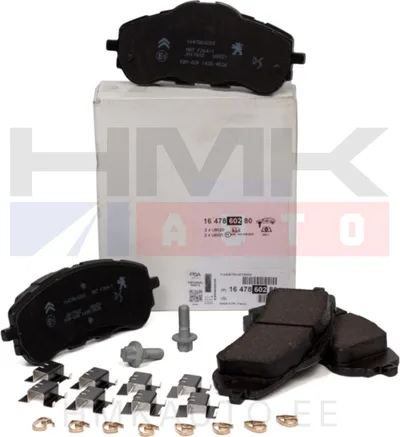 Brake pad set front OEM Peugeot 308 II - PSA  1647860280 - OE - 100% Genuine Part