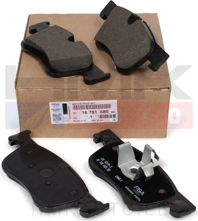 Front Brake Pads Set OEM Citroen Berlingo 2018-, C4 Picasso, C4 Spacetourer / Peugeot Rifter, Partner 2018- >>6507790080 - PSA 1678168580 - OE - 100% Genuine Part