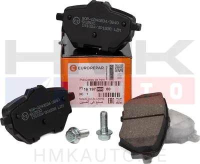Jeu de plaquettes de frein arrière OEM Citroen Berlingo 2018-, C4, C4 Picasso/ Peugeot 208, 2008, 308 , 408 , 3008, 508, Rifter - EUR 1619790880 - OE - Eurorepar/Essential Parts