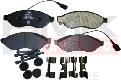 Piduriklotside komplekt eesmine OEM Jumper/Boxer/Ducato 2011- 15" ratas (2 anduriga, ketas 24mm) - PSA  1647863880 - OE - 100% Genuine Part