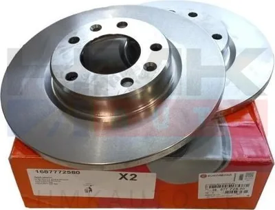 Piduriketaste komplekt (2tk) tagumine OEM Citroen Berlingo 2018-, C4 Picasso / Peugeot 308, 3008, 408, 508, Rifter, Partner 2018- 268/12mm - EUR 1687772580 - OE - Eurorepar/Essential Parts