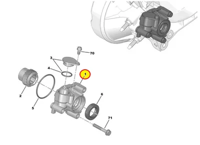 Differential housing extension OEM Citroen/Peugeot BE4 - PSA  1617411380 - OE - 100% Genuine Part