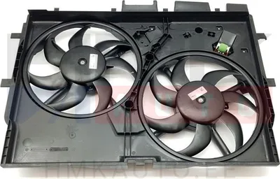Radiator cooling fan with frame OEM Jumper/Boxer/Ducato 06- (300/400W) - PSA 1250H9 - OE - 100% Genuine Part