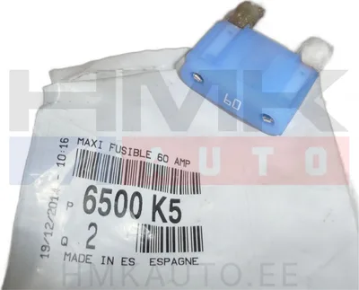 Kaitse OEM Citroen/Peugeot/Fiat 60A "Maxi" - PSA 6500K5 - OE - 100% Genuine Part