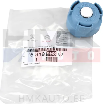 ADBlue paagi kork OEM Citroen/Peugeot - PSA 1631999880 - OE - 100% Genuine Part
