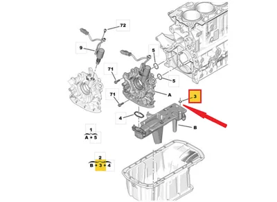Õlivõtturi tihend OEM Citroen/Peugeot 1,5BlueHDi  DV5R - PSA  9815771980 - OE - 100% Genuine Part