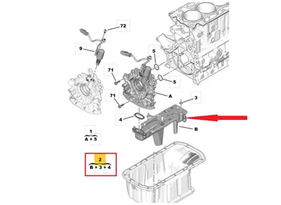 Маслозаборник OEM Citroen Jumpy/Peugeot Expert 2016- 1,5BlueHDI DV5R - PSA 9821907980 - OE - 100% Genuine Part