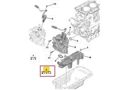 Маслозаборник OEM Citroen Berlingo/Peugeot Partner 2018- 1,5BlueHDI DV5R - PSA 9821380280 - OE - 100% Genuine Part