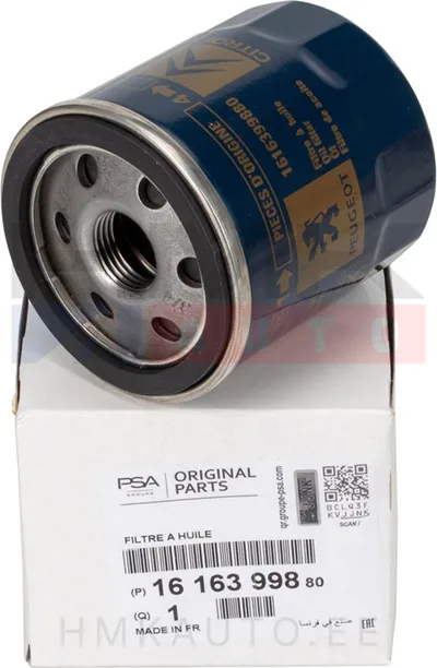 Oil filter OEM Citroen C1/Peugeot 107,108  1,0 - PSA  1616399880 - OE - 100% Genuine Part