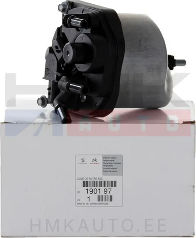 Fuel filter with housing OEM Citroen/Peugeot/Fiat 1,6HDI Euro5 - PSA 190197 - OE - 100% Genuine Part