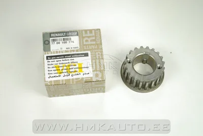 Väntvõlli rihmaratas (hammasrihmale) OEM Renault 1,9DCI F9Q - REN 7700100776 - OE - 100% Genuine Part