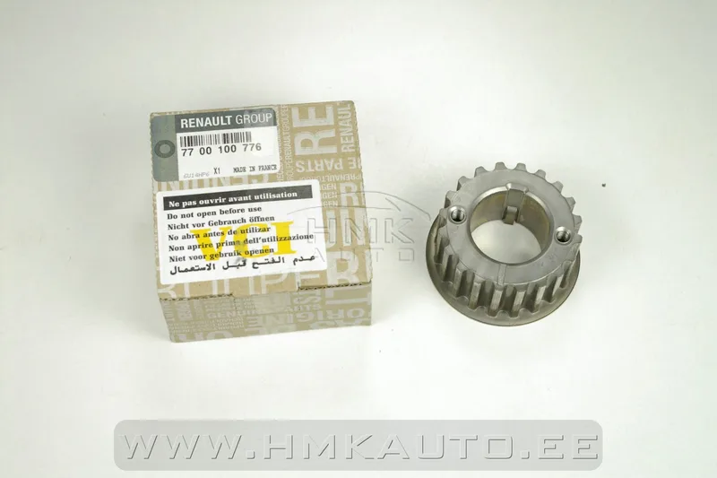 Väntvõlli rihmaratas (hammasrihmale) OEM Renault 1,9DCI F9Q - REN 7700100776 - OE - 100% Genuine Part