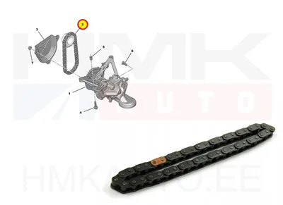 Õlipumba kett OEM Citroen/Peugeot - PSA 103314 - OE - 100% Genuine Part