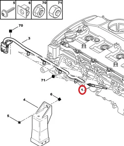 Eelsüüteküünal OEM Jumper/Boxer/Transit 2,2HDI 2006- - PSA  5960G2 - OE - 100% Genuine Part
