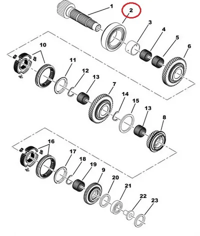 *Käigukasti laager OEM Jumper/Boxer/Ducato 3,0HDI 2006- - PSA 2317A2 - OE - 100% Genuine Part